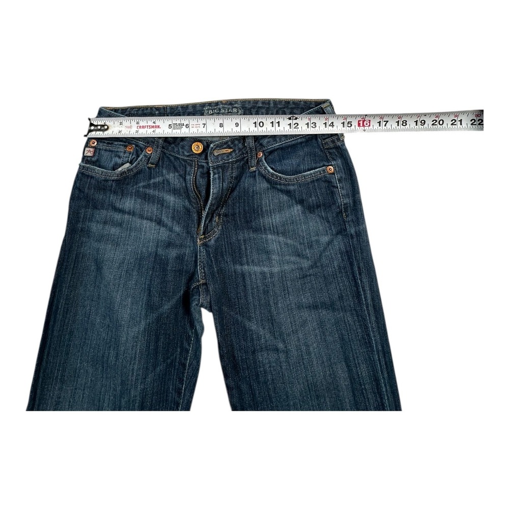Big Star Womens Denim Jeans Bootcut Blue Wash Size 27 Lyocell Blend Made in USA - Picture 6 of 14